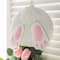 Glitzhome® 26" Easter Metal Bunny & Tulip Teardrop Wall Decor